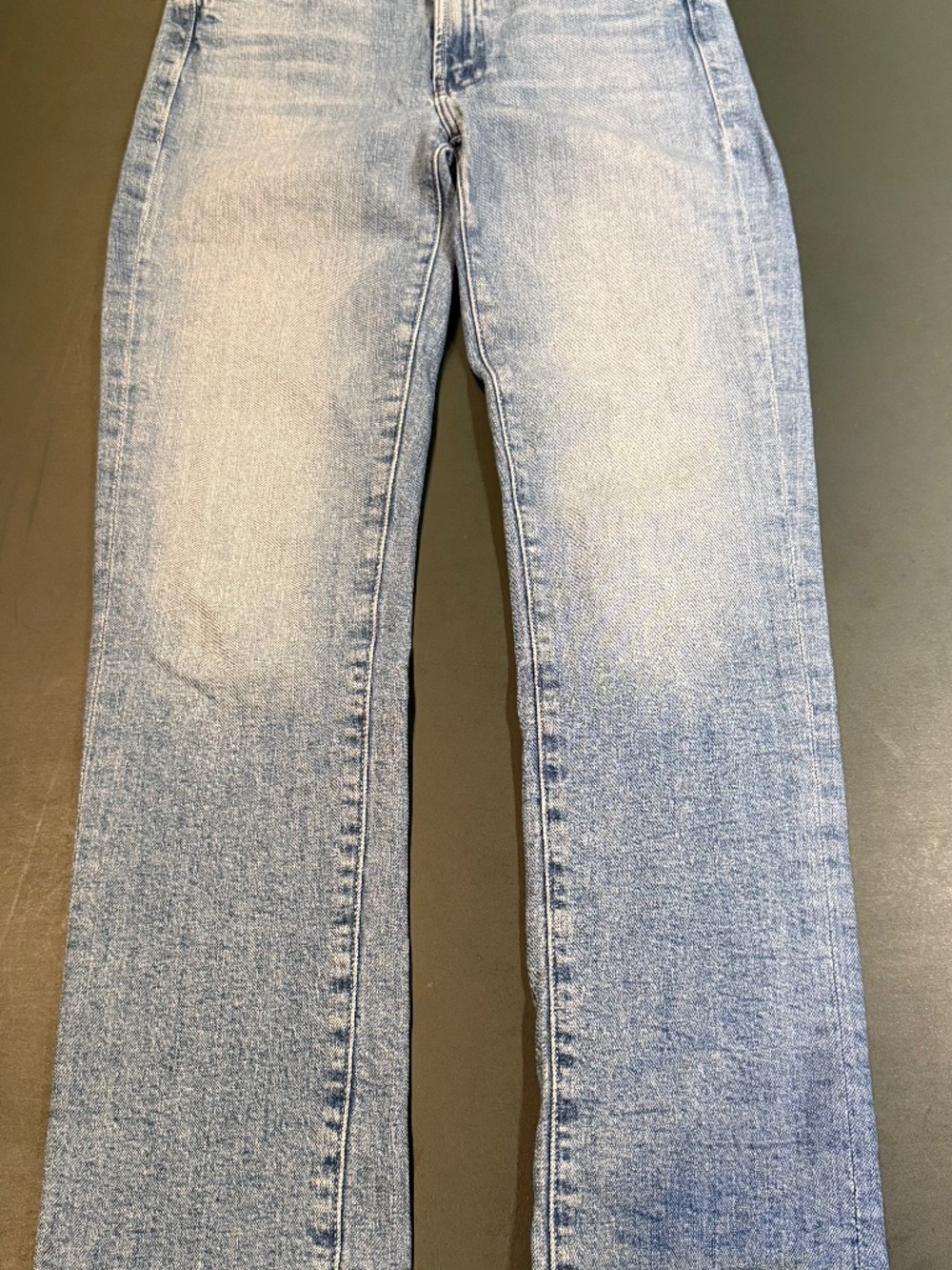 MOTHER The Rascal Skimp Jeans Women’s 28 Light Wash High Rise Straight Wide Leg